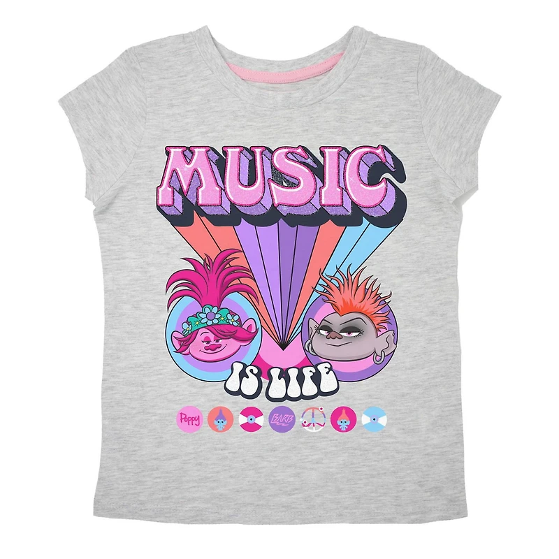 Trolls T-shirt à manches courtes pour fille