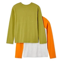 Lot de 2 t-shirts à manches longues George pour garçons Tailles TP–TG