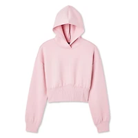 My Sister's Closet Girls' Long Sleeve Cropped Corset Hoodie, Sizes S-XXL