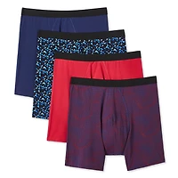 Athletic Works Men's Boxer Briefs 4-Pack