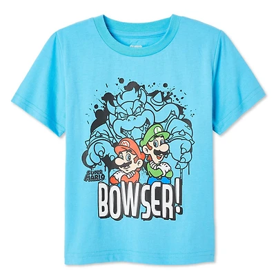 Super Mario Toddler Boys' Short Sleeve Tee