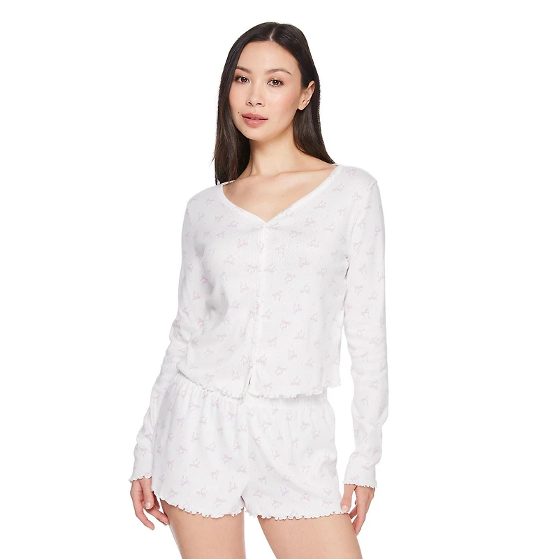 Pyjama 2 pièces No Boundaries pour femmes