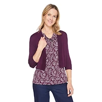 Iyla Women's Cowl Neckline Top, Sizes S-XXL