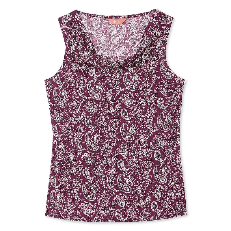 Iyla Women's Cowl Neckline Top, Sizes S-XXL