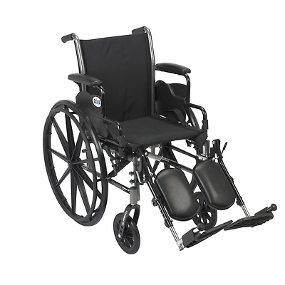 Fauteuil roulant léger Cruiser III avec accoudoirs rabattables amovibles