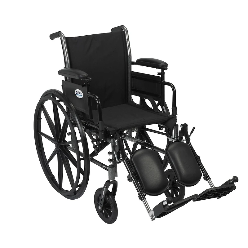 Fauteuil roulant léger Cruiser III avec accoudoirs rabattables amovibles