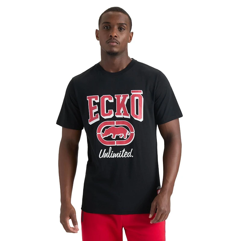Ecko Hommes T-Shirt en Tricot Marque Ecko S-4XL