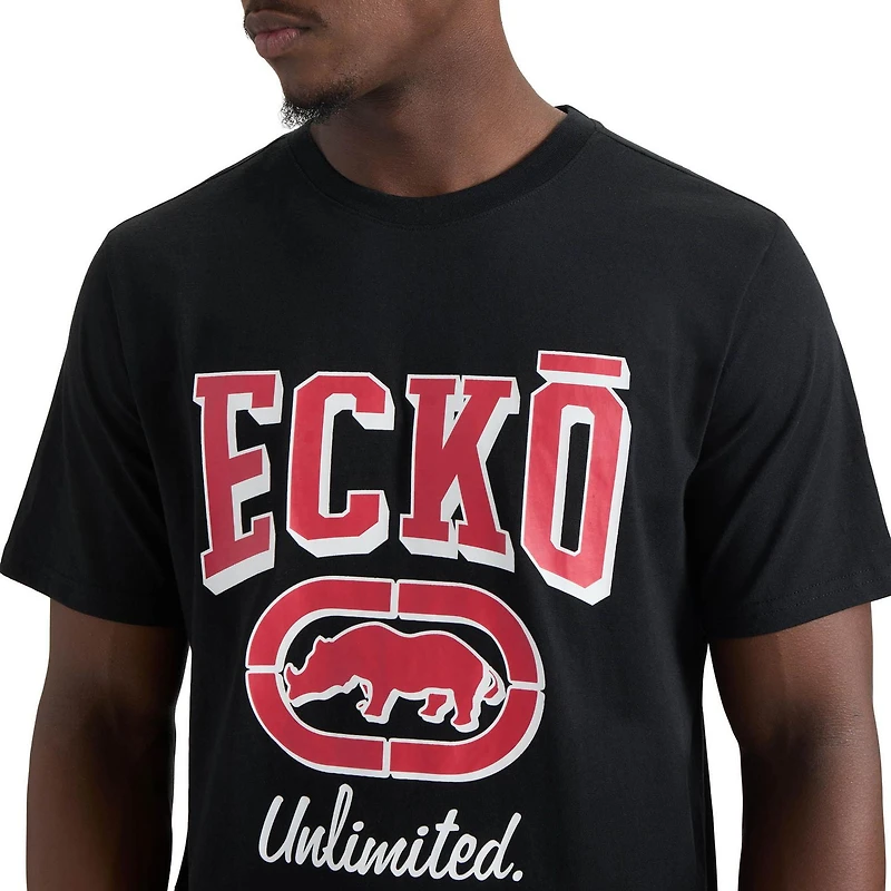 Ecko Hommes T-Shirt en Tricot Marque Ecko S-4XL
