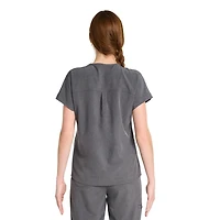 Haut d'uniforme à encolure en V ajusté et extensible pour femmes Scrubstar WC672A