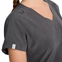 Haut d'uniforme à encolure en V ajusté et extensible pour femmes Scrubstar WC672A