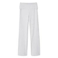 No Boundaries Women's Fold-Over Waistband Flare Pant, Sizes XS-XXL