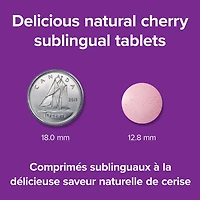 Webber Naturals® Vitamin B12, Natural Cherry Flavour 2500 mcg