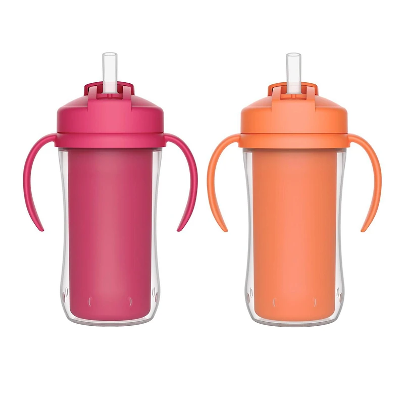 Gobelet isole avec paille de Parent’s Choice, 300 mL, paquet de 2, 12 mois+ 12 mois+, 300 mL, paquet de 2