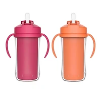Gobelet isole avec paille de Parent’s Choice, 300 mL, paquet de 2, 12 mois+ 12 mois+, 300 mL, paquet de 2