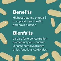 Webber Naturals®  Triple Strength Omega-3, 900 mg, 80 Clear Enteric soft gels, Supports Heart and Mind, EPA/DHA 80 Clear Enteric Softgels