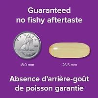 Webber Naturals®  Triple Strength Omega-3, 900 mg, 80 Clear Enteric soft gels, Supports Heart and Mind, EPA/DHA 80 Clear Enteric Softgels