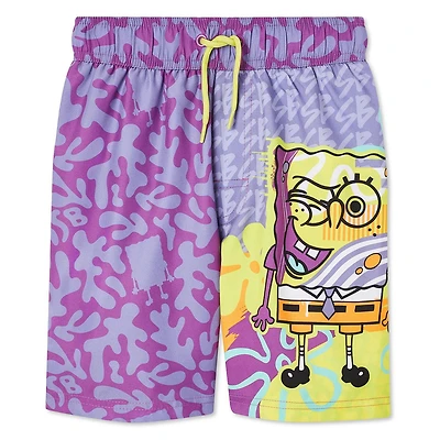 SpongeBob SquarePants Boys' Swim Trunk