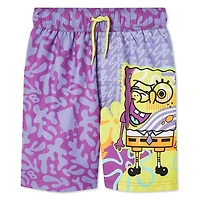 SpongeBob SquarePants Boys' Swim Trunk