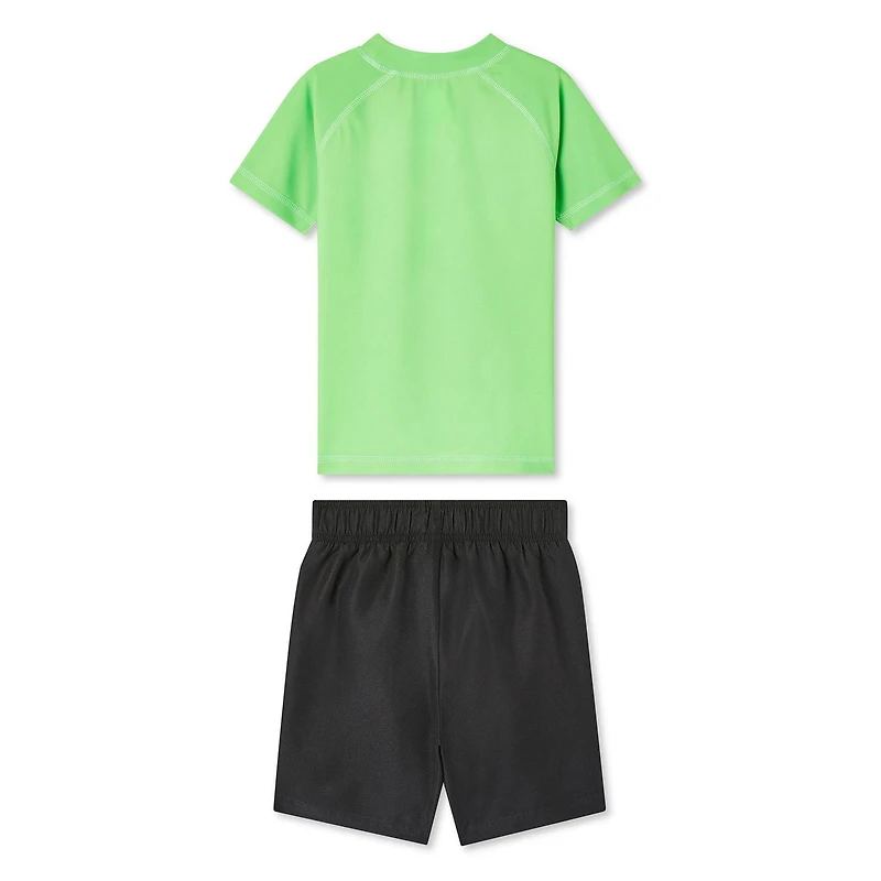 Minecraft Boys' Rash Guard 2-Piece Set