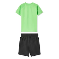 Minecraft Boys' Rash Guard 2-Piece Set