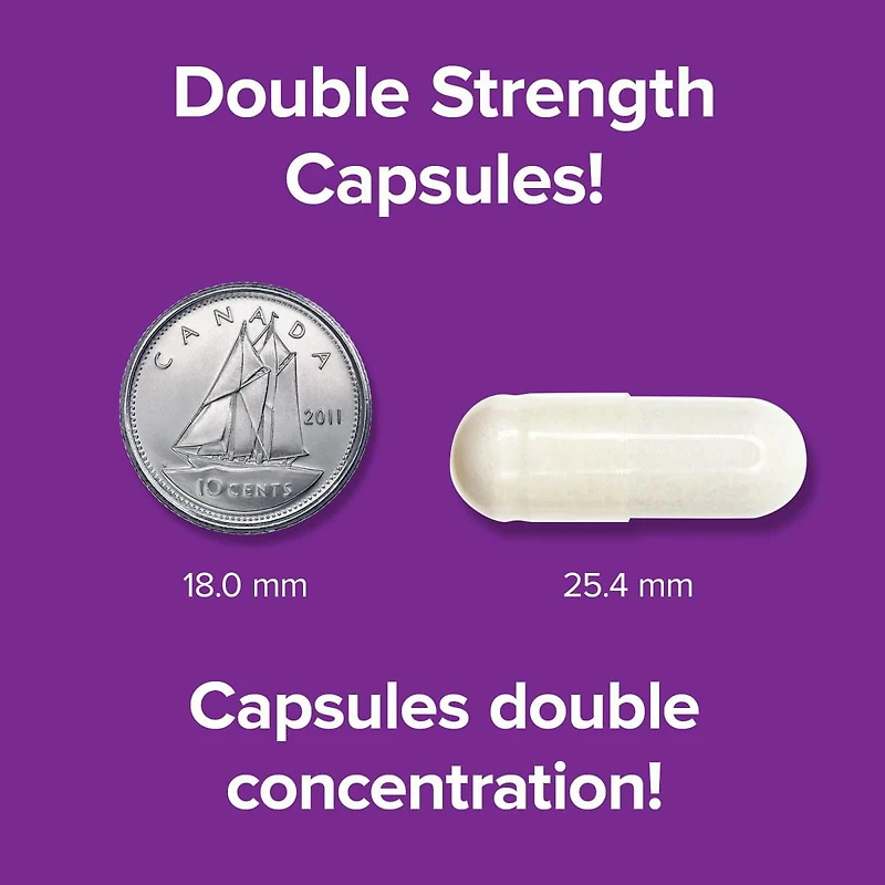 Webber Naturals® Glucosamine Chondroitin Double Strength, 500/400 mg, 180 Capsules