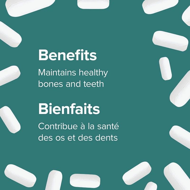 Webber Naturals® Calcium Vitamin D3, 500 mg/200 IU, 275 Tablets, BONUS!