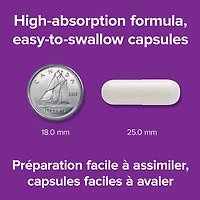 Webber Naturals Citrate de Magnésium Forte absorption, 150 mg 120 capsules
