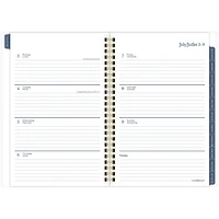 Cambridge® Petit Agenda Scolaire Hebdomadaire / Mensuel Papillon Rose