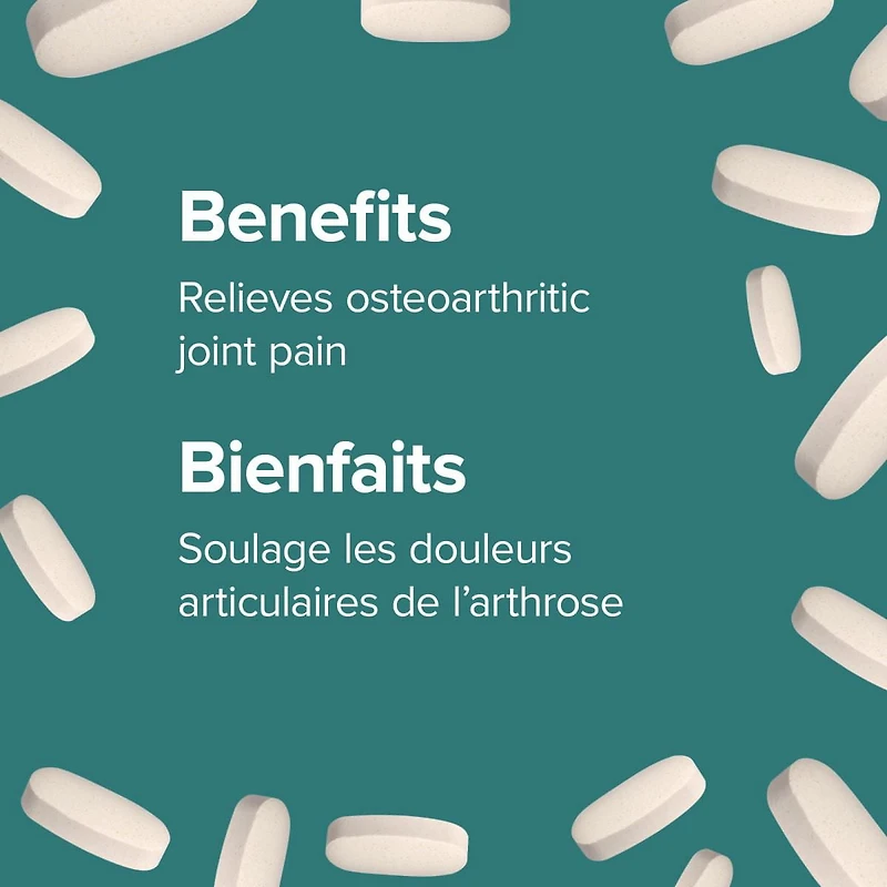 Webber Naturals® Glucosamine Chondroitin Complex 500/400 mg, 140 Caplets