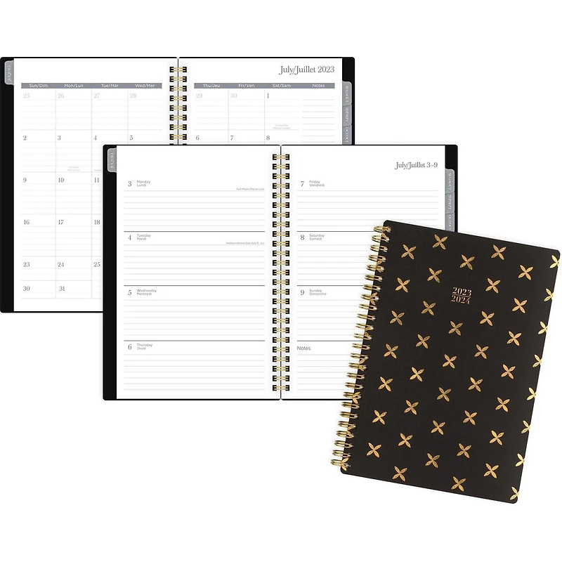 Cambridge® Emerson Small Academic 12M Weekly/Monthly Planner