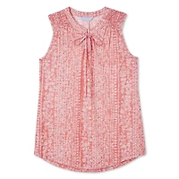 Haut imprimé sans manches Penmans pour femmes