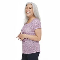 Penmans Women's Short Sleeve Burnout Top