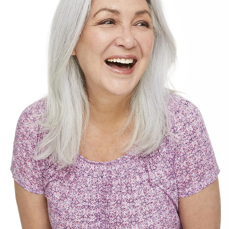 Penmans Women's Short Sleeve Burnout Top