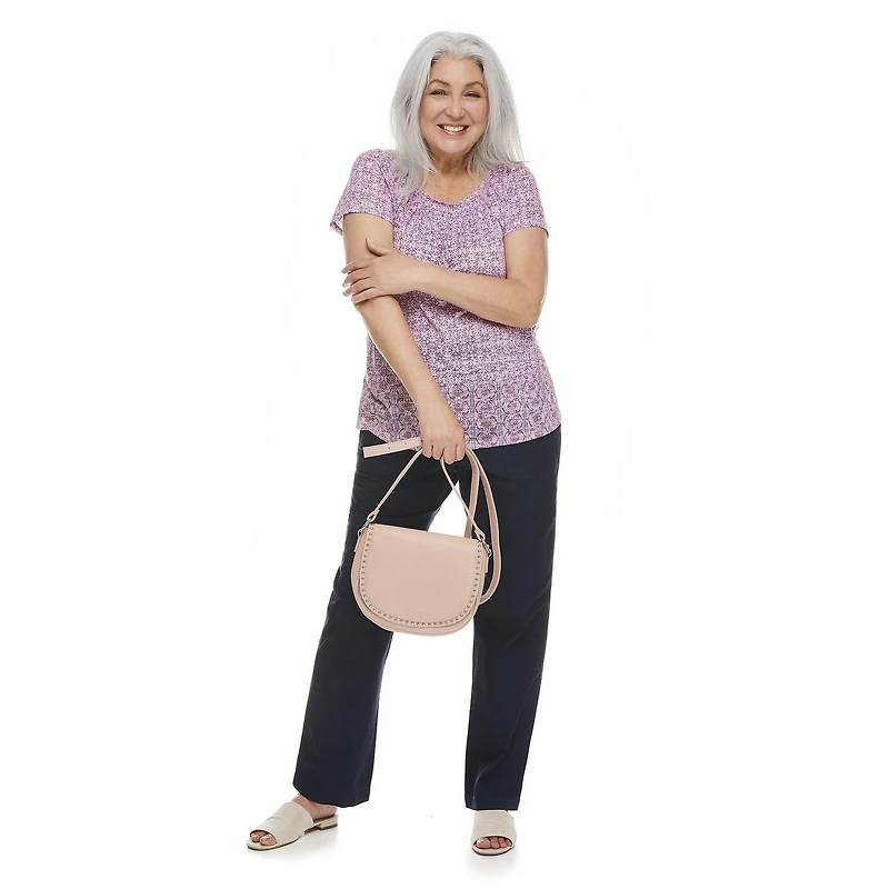 Penmans Women's Short Sleeve Burnout Top