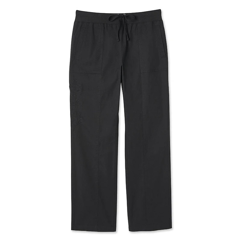 Pantalon avec motif brodé de la même couleur Penmans pour femmes