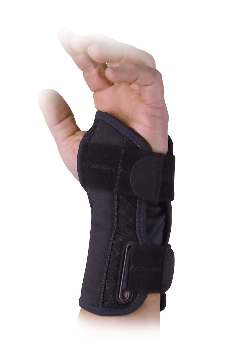 Mueller Sports Medicine Attelle de poignet réversible verte, noir, ajustable