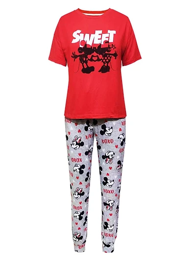 Mickey Ladies 2 Piece PJ set