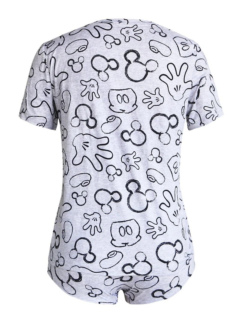 Mickey Ladies Sleep 2 Piece PJ set
