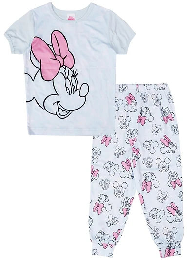 Ensemble de pyjama deux pièces pour fille de Disney Minnie Mouse