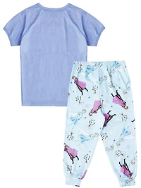 Ensemble de pyjama deux pièces pour fille La Reine des neiges de Disney