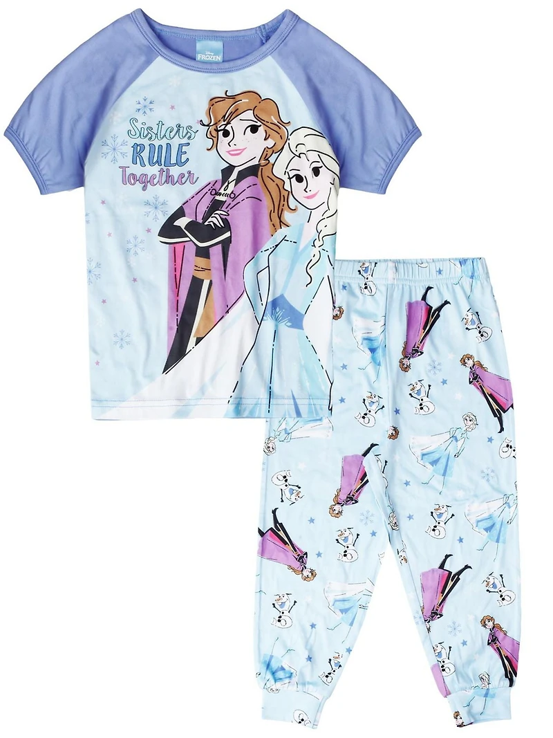 Ensemble de pyjama deux pièces pour fille La Reine des neiges de Disney