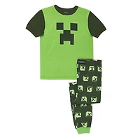Minecraft Boys' 2-Piece Pajama Set