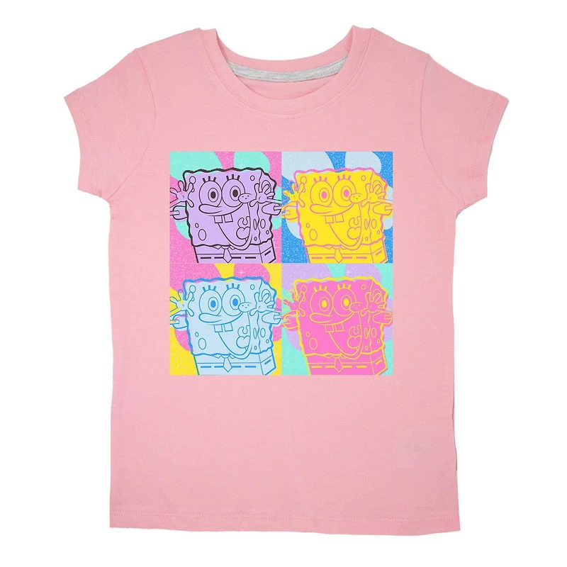 Sponge Bob Girl's Short Sleeve T-Shirt