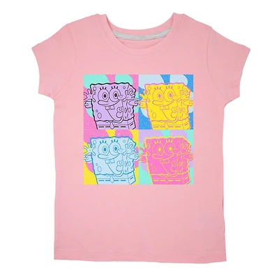 Sponge Bob T-shirt à manches courtes pour fille