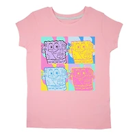 Sponge Bob Girl's Short Sleeve T-Shirt
