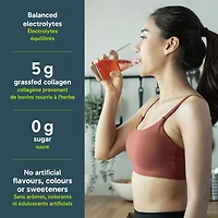 Organika Electrolytes Collagen Lemonberry 360g D'Hydratation avec des Nutriments essentials