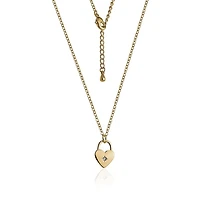 Luxury Designs Gold-plated Love Lock Necklace