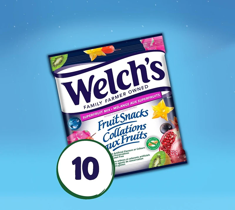Welch’s® Fruit Snacks Superfruit 10ct