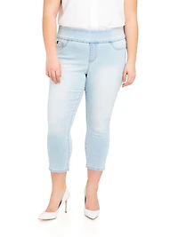 Jordache Women's Plus Wide Waistband Legging