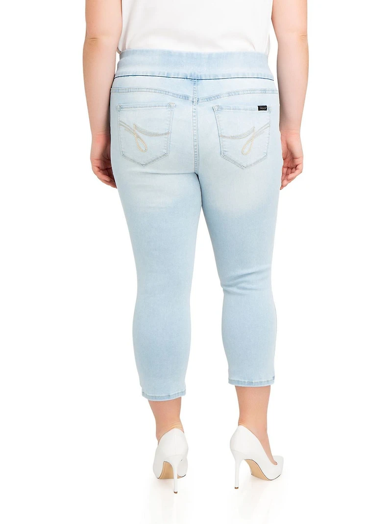 Jordache Women's Plus Wide Waistband Legging